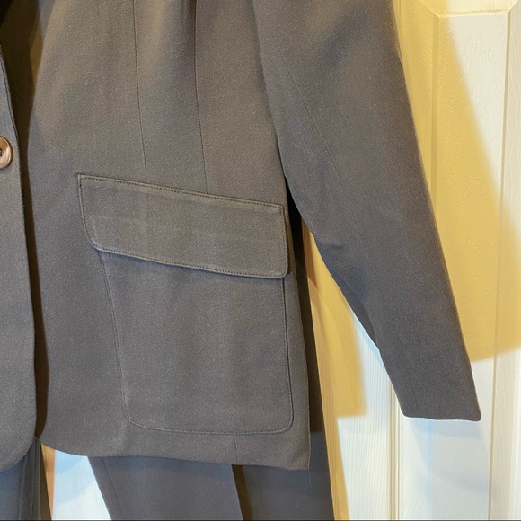 Jones/NY NWOT VTG90s Wool Blazer Jacket Pantsuit Dark Academia 10T Made in USA - Picture 8 of 10